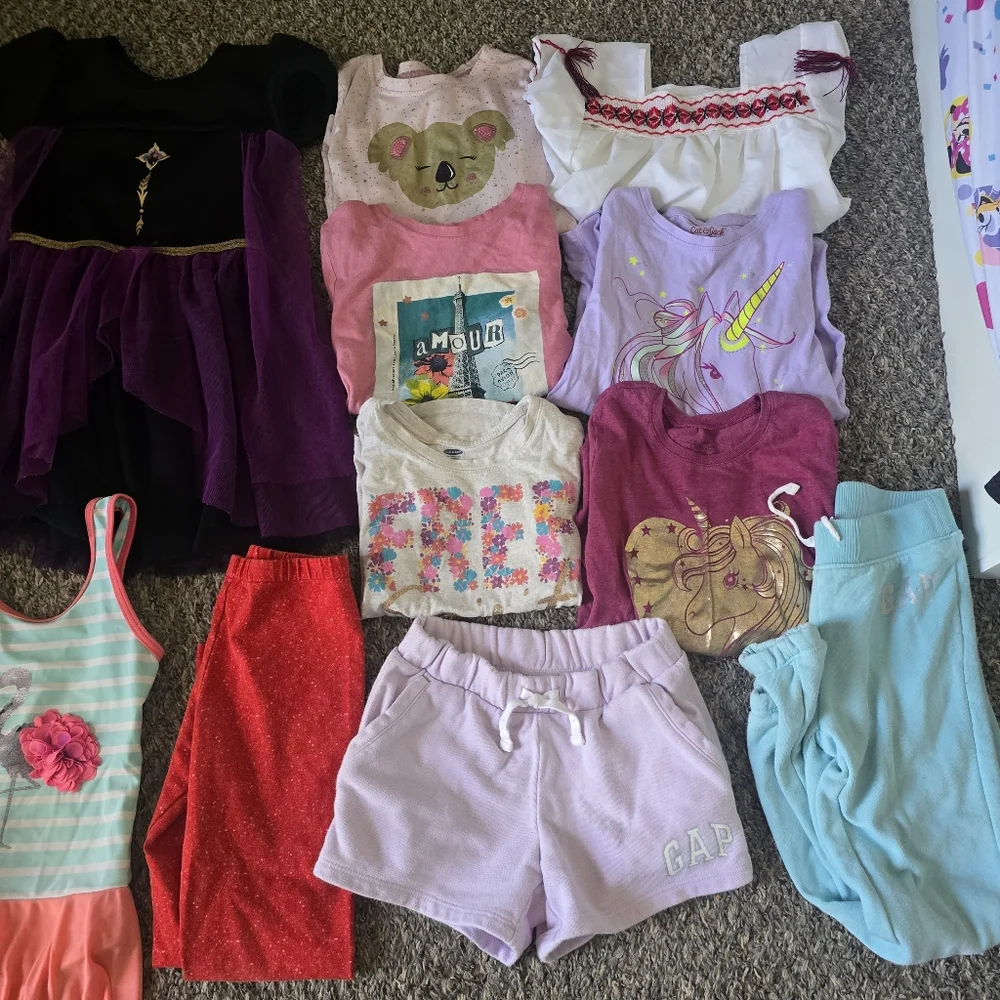 Girls Colorful 6-7y/7-8y Bundle